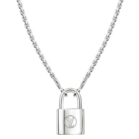 louis vuitton necklace silver